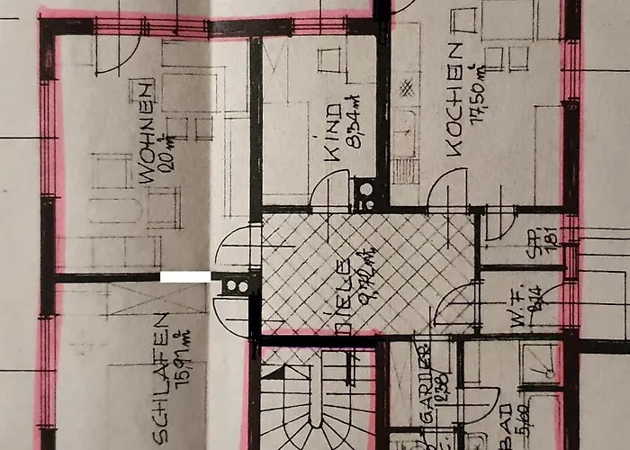 Lechufer, 80m2, Haushaelfte Mit Privatem Eingang, Kaminofen, Terrasse, Garten